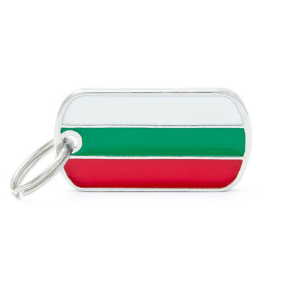 MyFamily Médaille Drapeau Bulgarie pour chien et chat