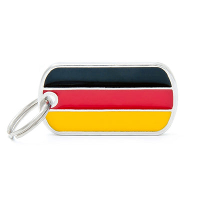 MyFamily Médaille Drapeau Allemagne pour chien et chat