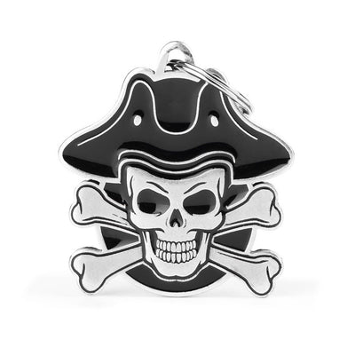 MyFamily Médaille Crâne de pirate Bronx pour chien