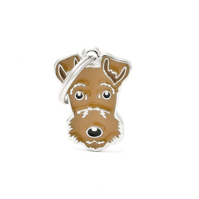 MyFamily Médaille Airedale terrier pour chien