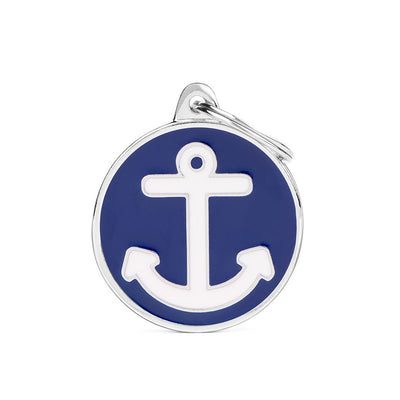 MyFamily Médaille Ancre Charms pour chien et chat