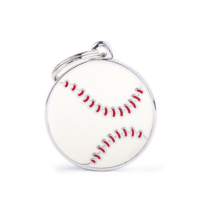 MyFamily Médaille Baseball Charms pour chien et chat