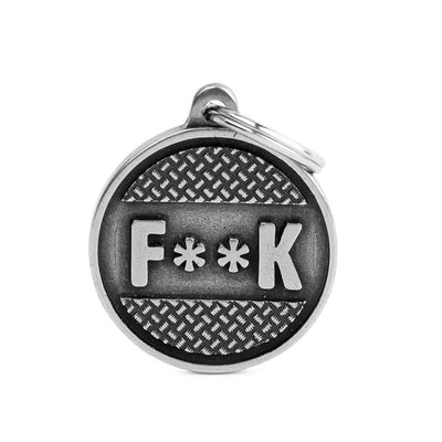 MyFamily Médaille Cercle F**k Bronx pour chien
