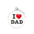 MyFamily Médaille I Love Dad Charms - Grand