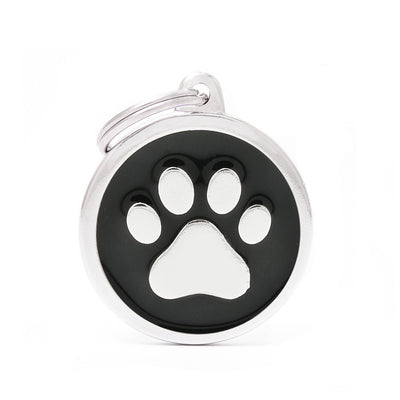 MyFamily Médaille Cercle Patte Classique pour chien et chat