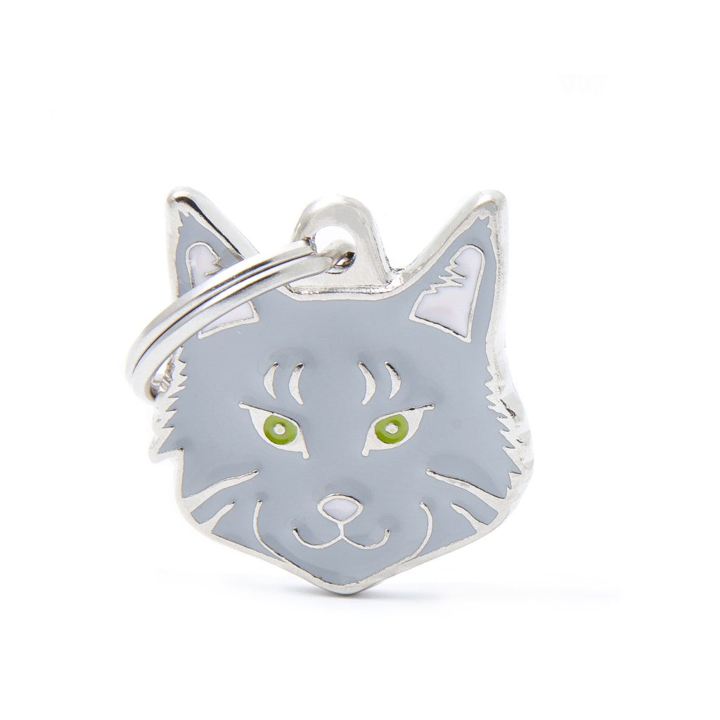 MyFamily Médaille Maine Coon tabby argenté
