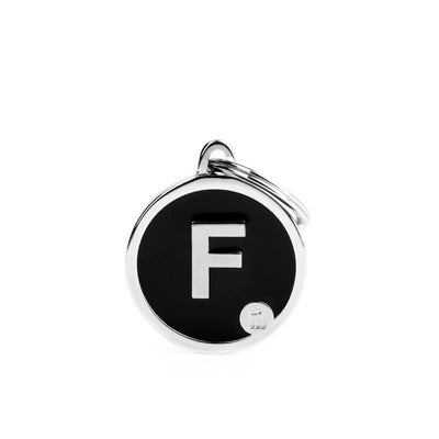 MyFamily Médaille Lettre F pour chien et chat