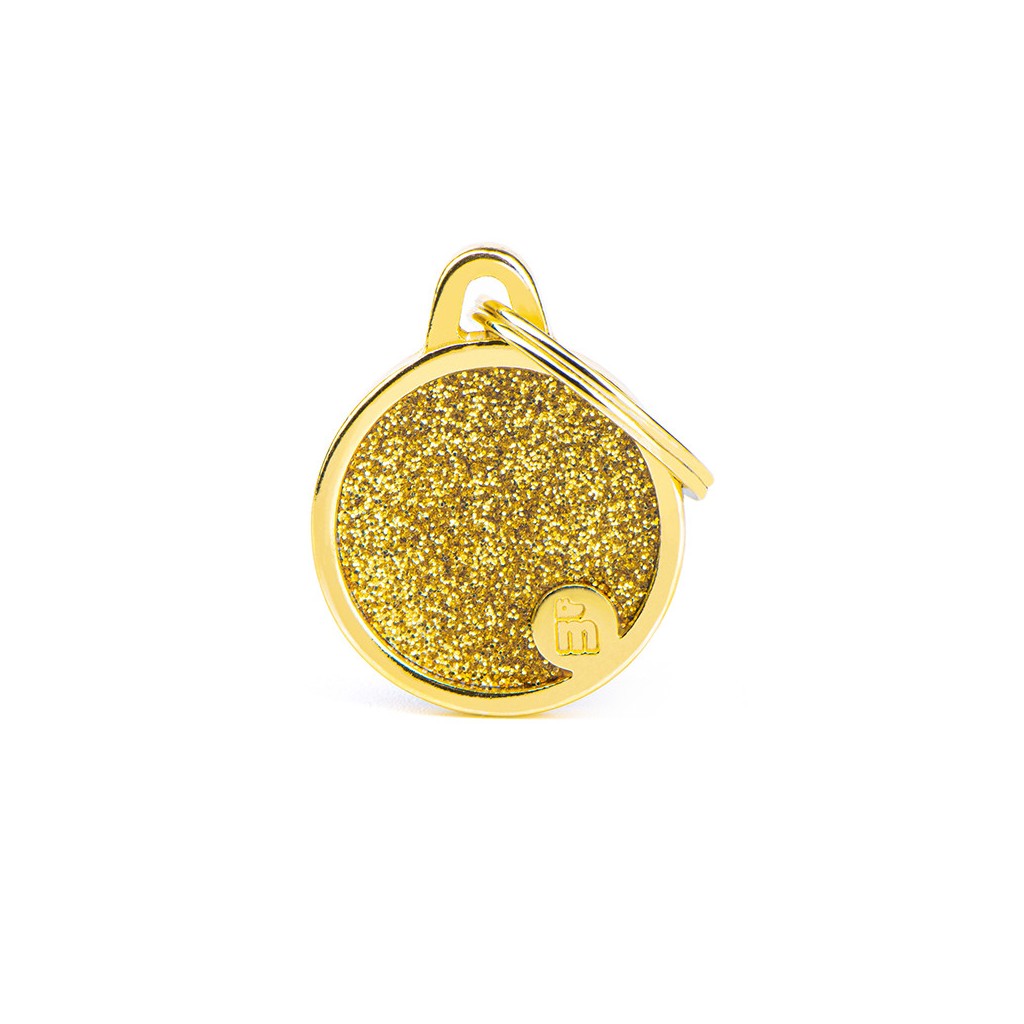 MyFamily Médaille Os Pailleté Or - Petit GL04SMALLGOLDN