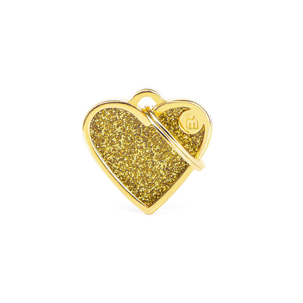 MyFamily Médaille Os Pailleté Or - Petit GL03SMALLGOLDN