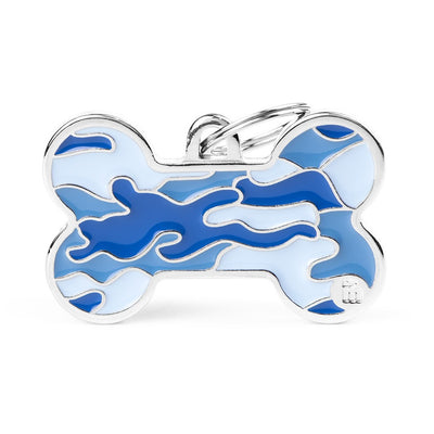 MyFamily Médaille Os Camouflage pour chien