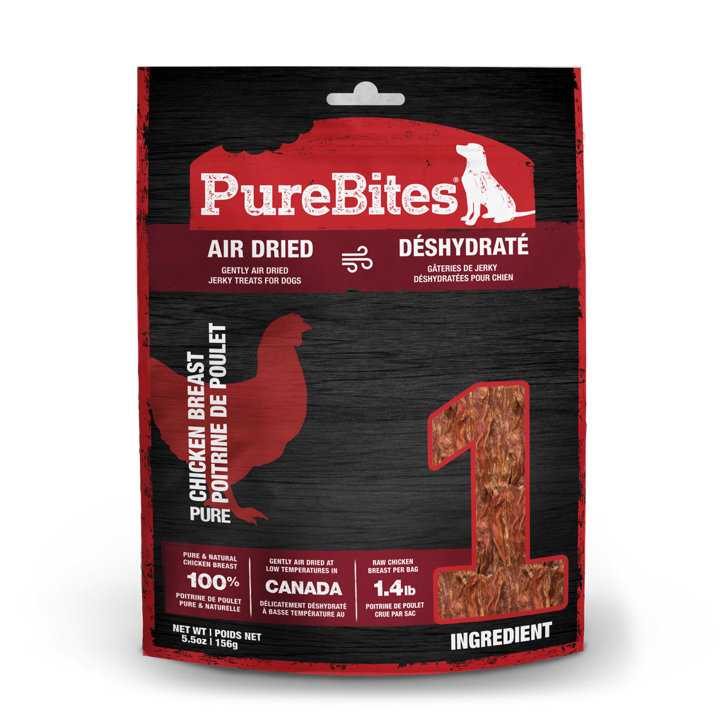 PureBites chien jerky de poulet