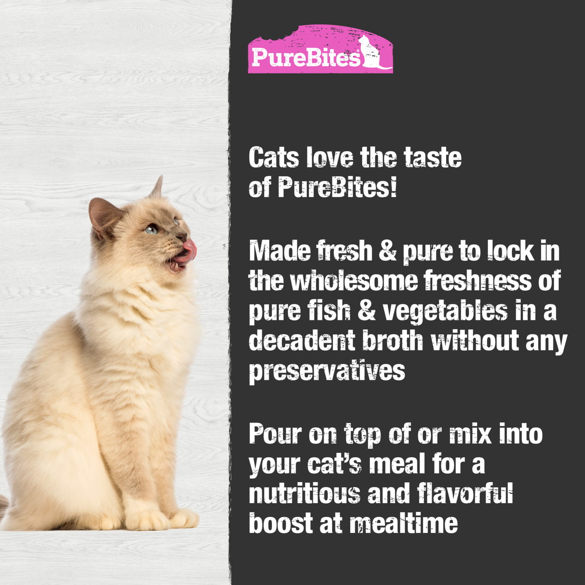 PureBites chat bouillon thon/saumon