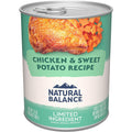 Natural Balance pour Chiens Formule « LID » de Poulet & Patates Douces en Conserves