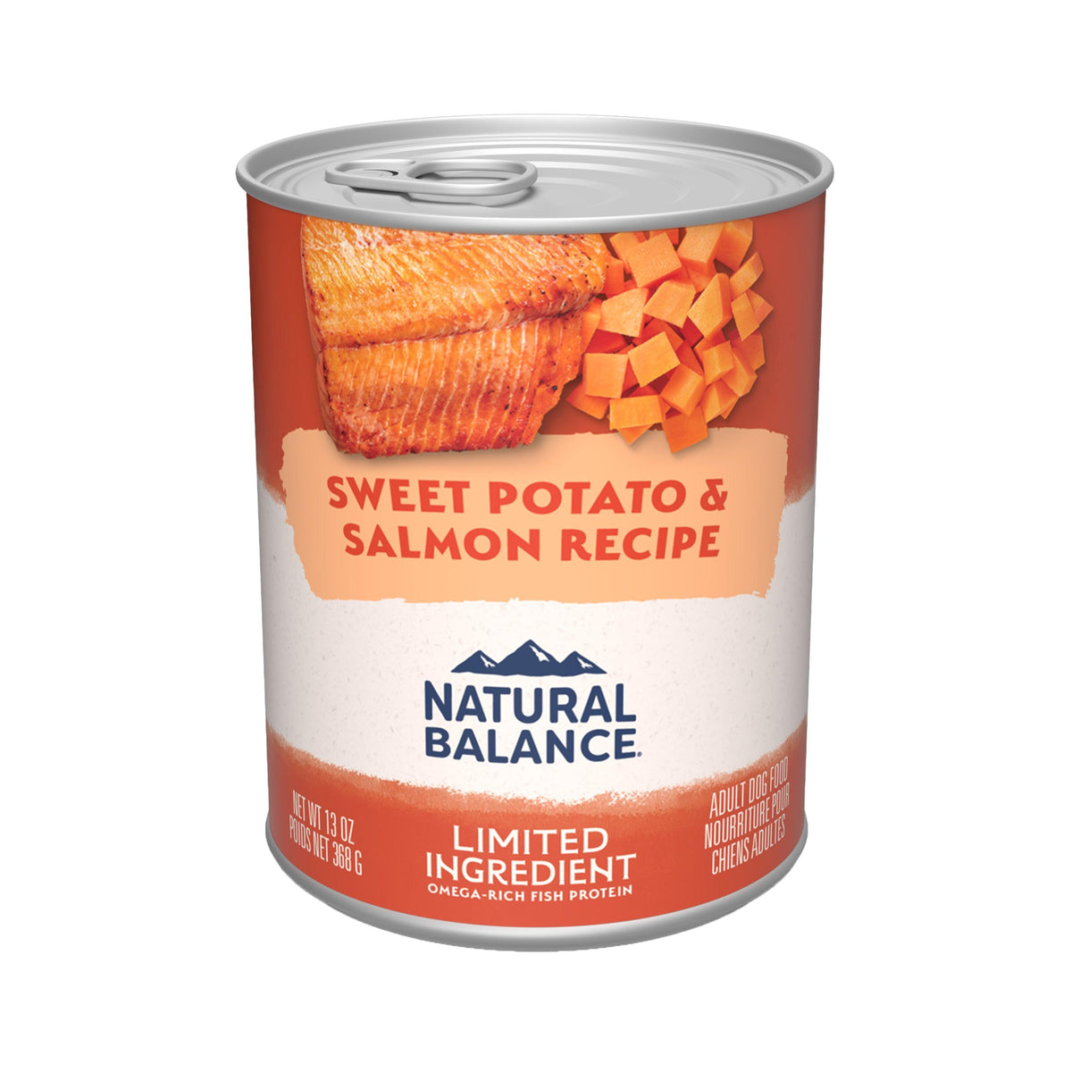 Natural Balance pour Chiens Formule « LID » de Poisson & Patates Douces en Conserves