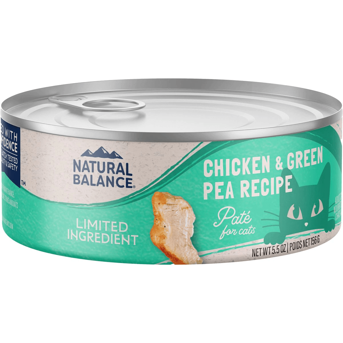 Natural Balance pour Chats Formule « LID » de Poulet & Pois Verts en Conserves