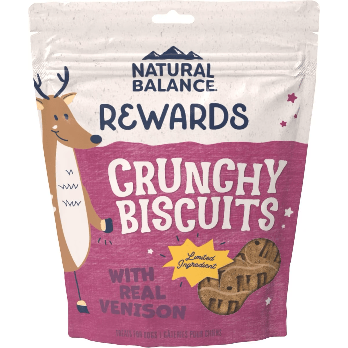 Natural Balance pour Chiens Gâteries Formule « LIT » de Patates Douces & Venaison