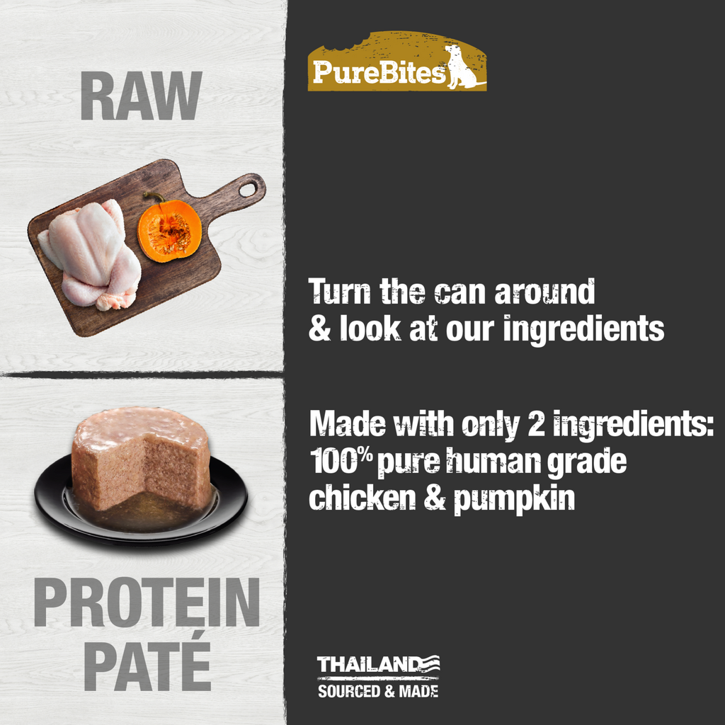 PureBites chien pâté poulet & citrouille