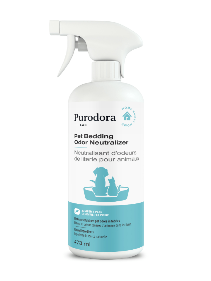 Purodora Lab, Neutralisant D'odeurs De Literie Pour Animaux 473ml