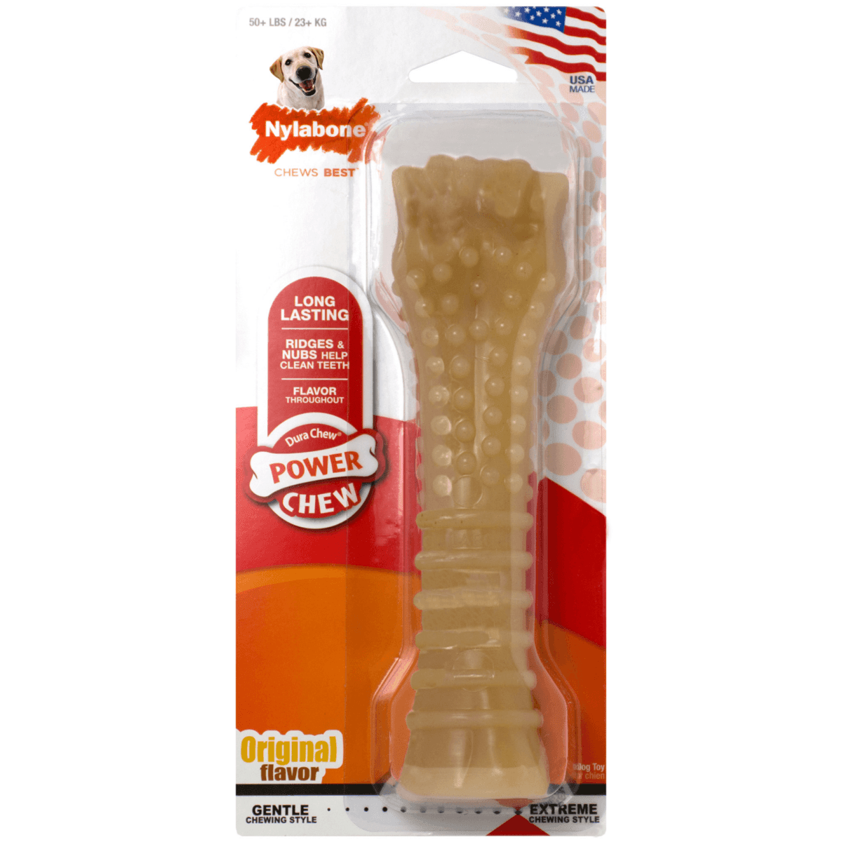 Nylabone Os Durable Texturé Original pour chien