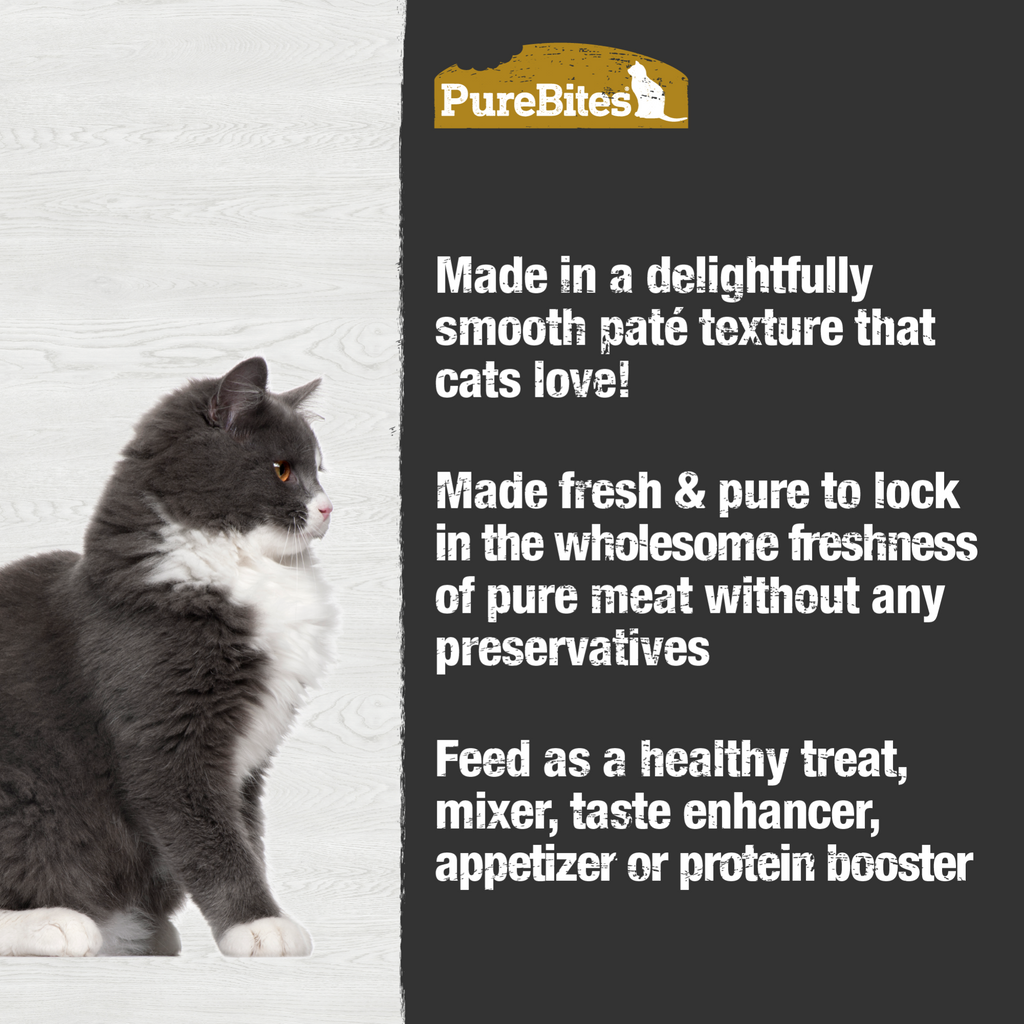 PureBites chat pâté poulet & citrouille
