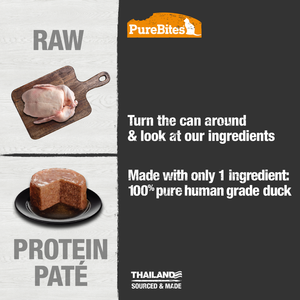 PureBites chat pâté canard