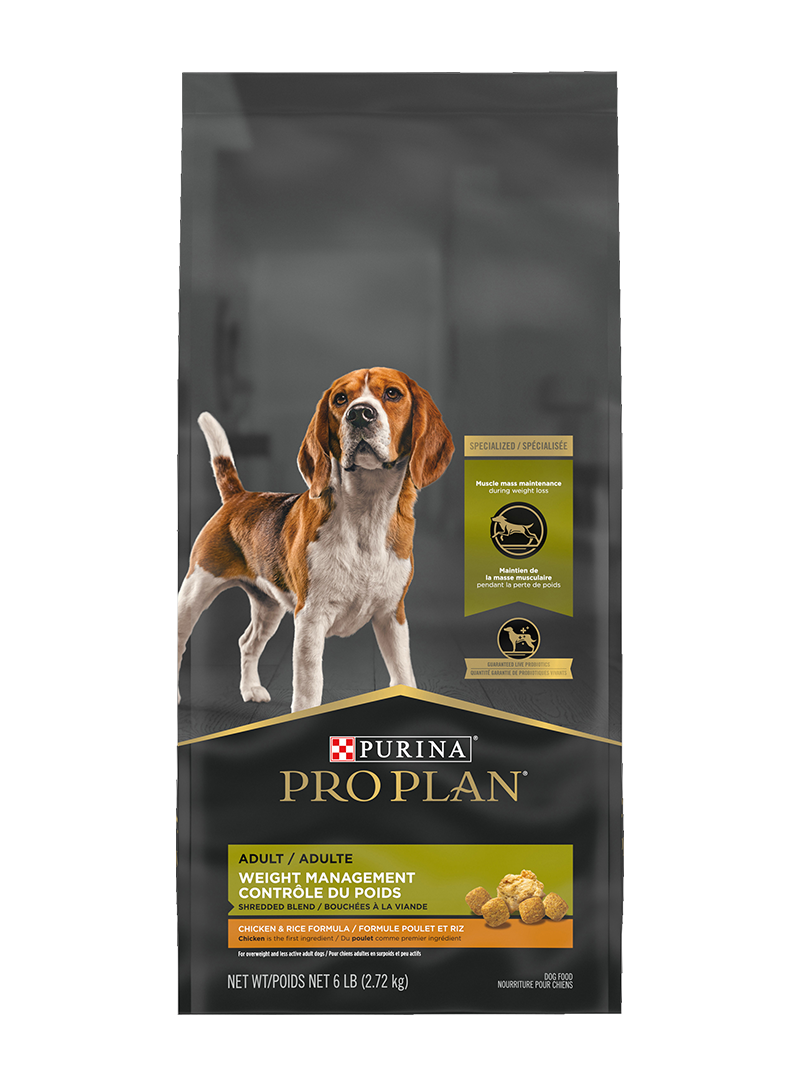 Purina Pro Plan chien bouchées contrôle poids poulet