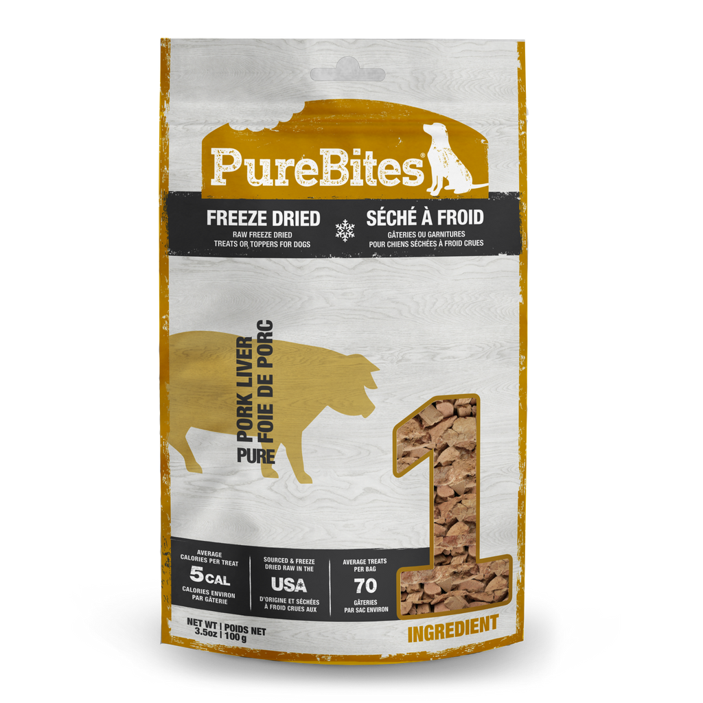 PureBites chien foie de porc
