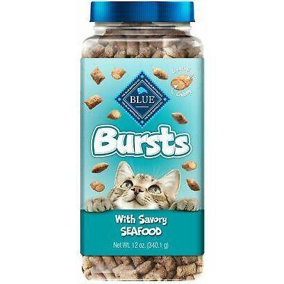 Blue Buffalo « Bursts » Gâteries pour Chats Saveur de Fruits de Mer