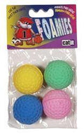 Balles de golf Foamies Catit en éponge, paquet de 4 pour chat