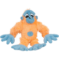 Jouet Puppy Luvz Dogit en peluche avec organe sonore, gorille orange et bleu pour chien