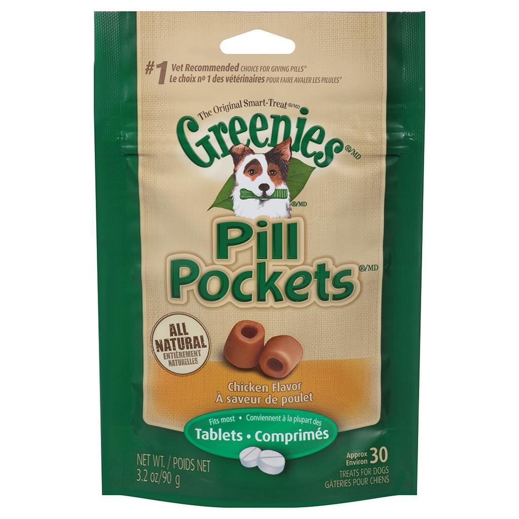 Greenies « Pill Pockets » pour Comprimés Saveur de Beurre d'Arachides pour Chiens