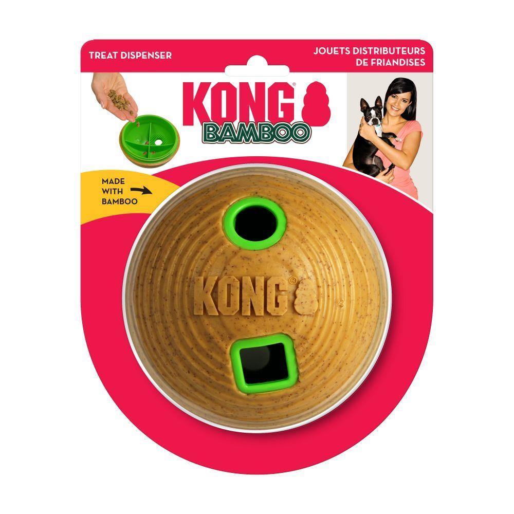 KONG Distributeur de Gâteries « Bamboo Feeder » Balle pour chien