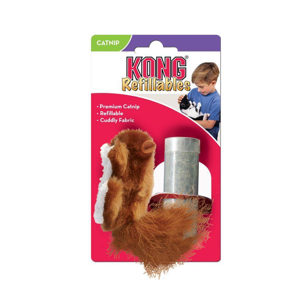 KONG pour Chats Écureuil avec Herbe à Chat