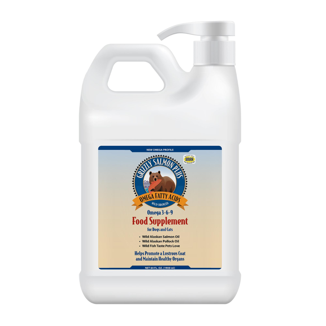 Grizzly Huile de Saumon « Plus » pour chien et chat