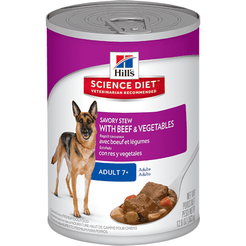 Hill's Science Diet Sénior 7+ Chien Ragoût avec Boeuf Légumes