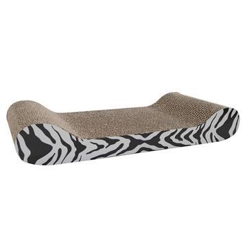 Griffoir Catit Style avec herbe à chat, chaise longue, motif White Tiger