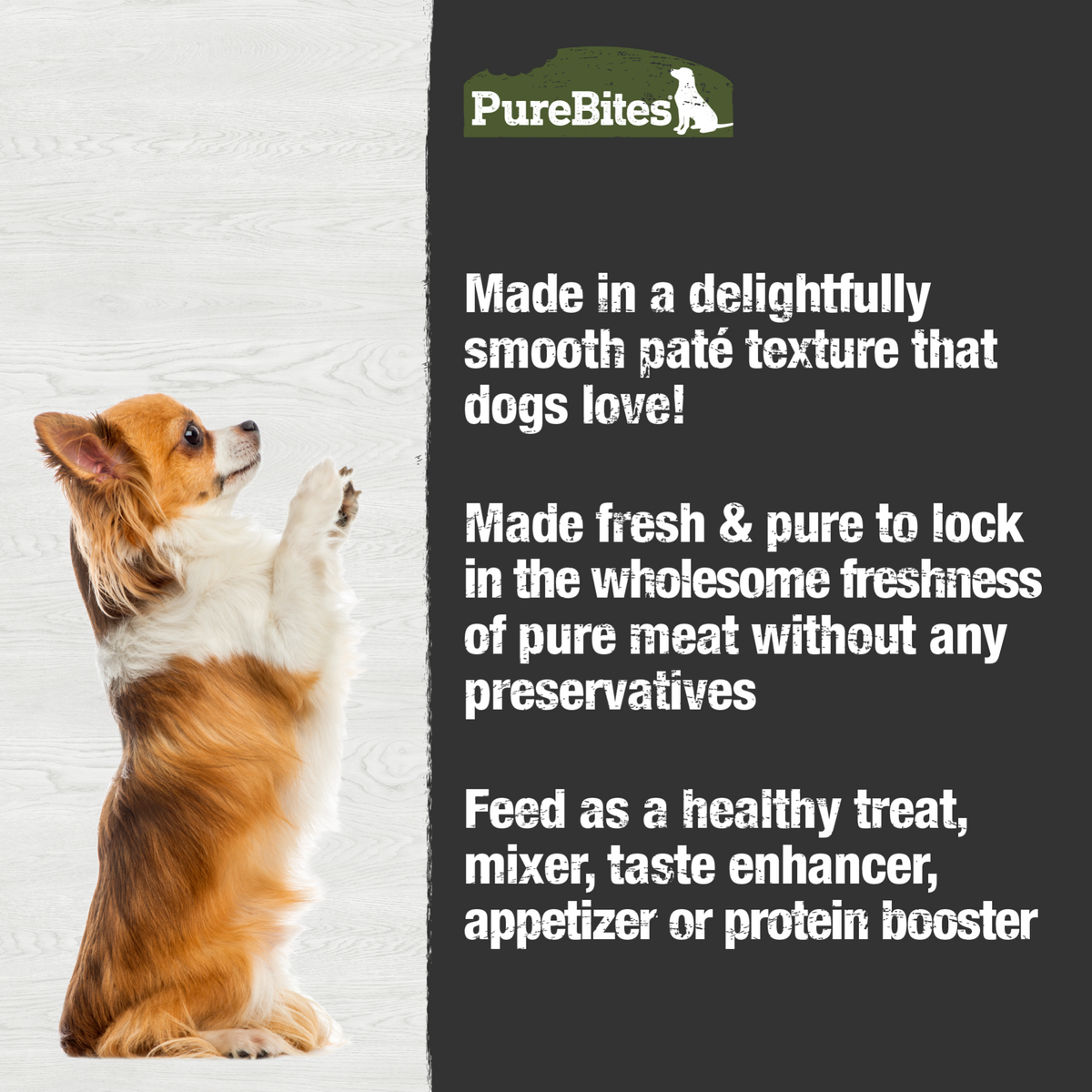 PureBites chien pâté poulet & boeuf