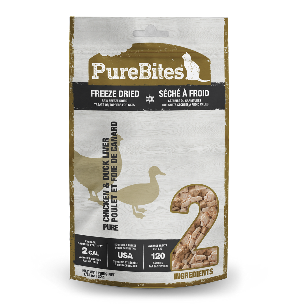 PureBites chat poulet & canard