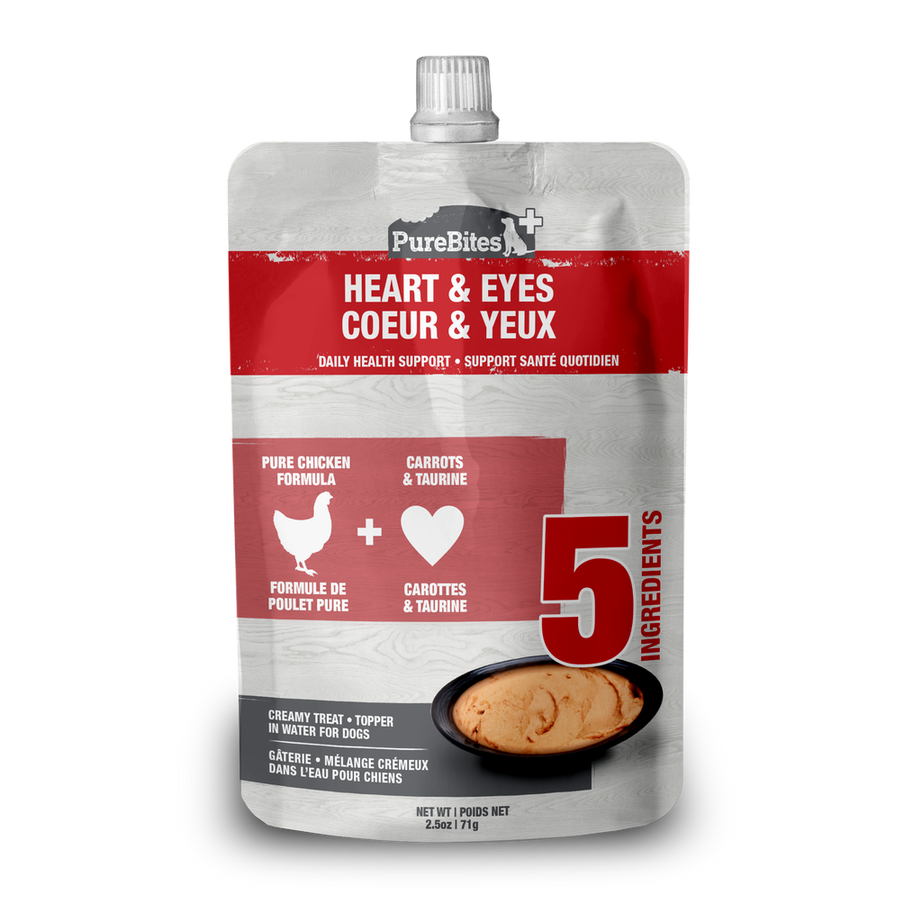 PureBites+ chien crémeux cœur & yeux