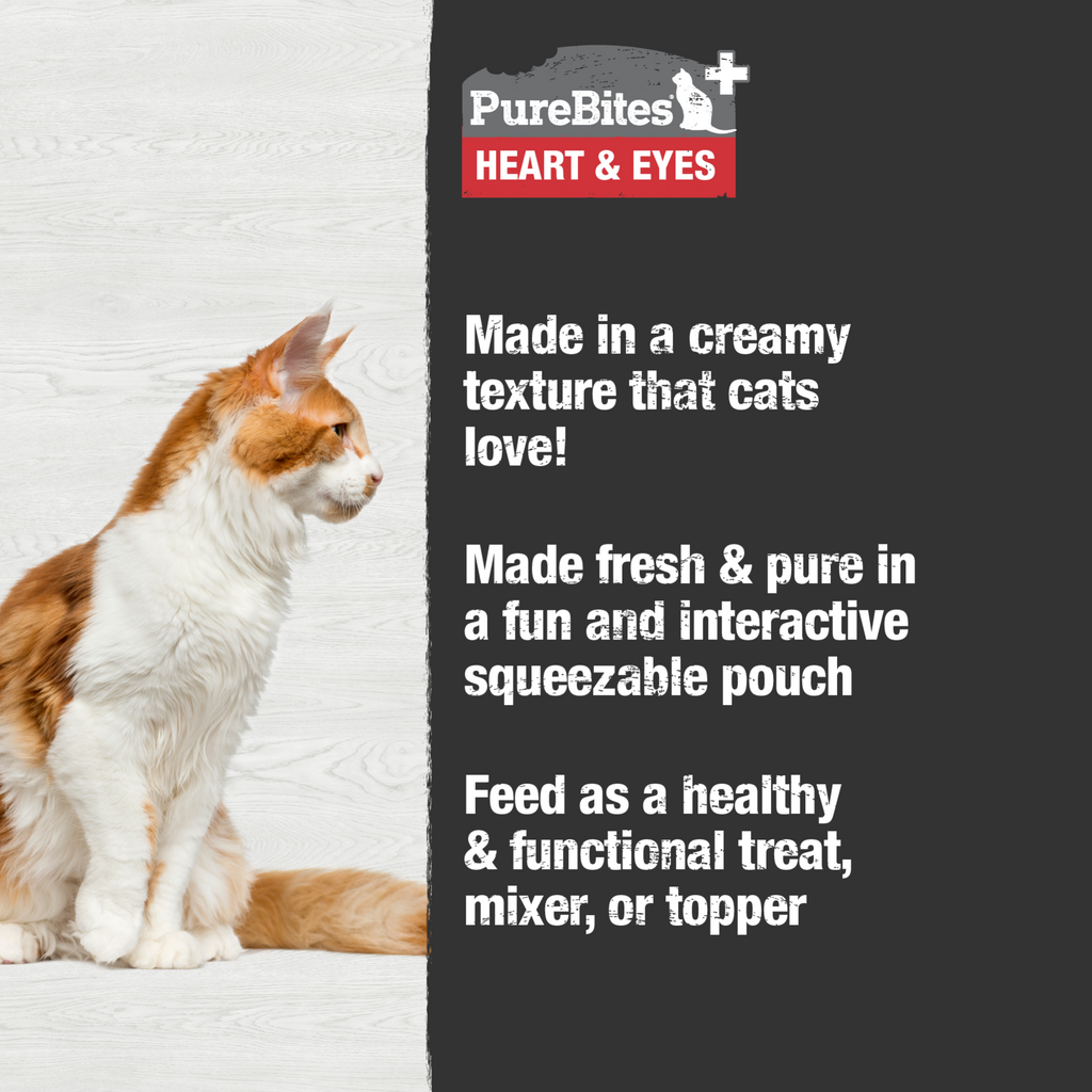 PureBites+ chat crémeux cœur & yeux