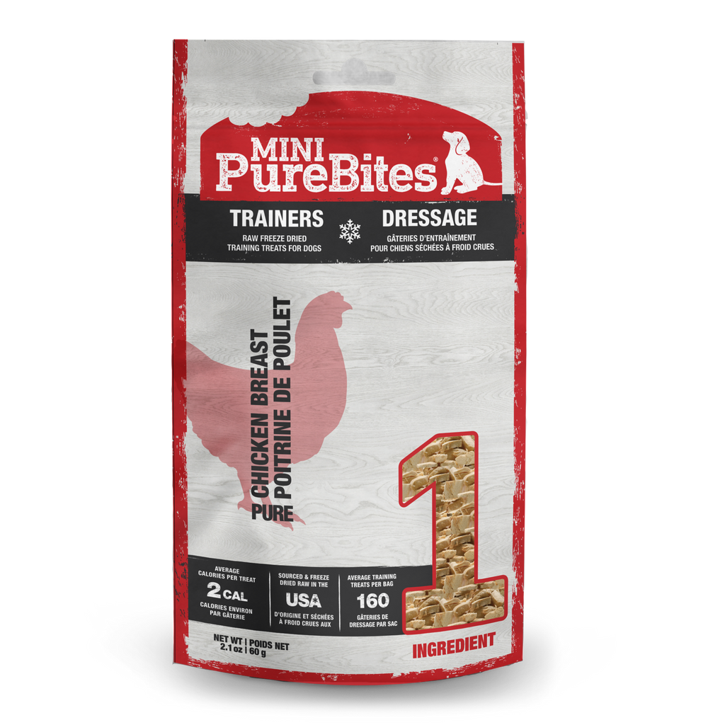 PureBites chien mini trainer poulet